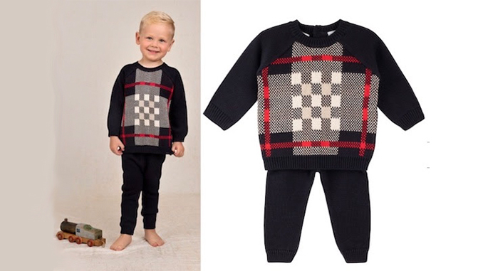 Cute Boy Toddler Outfit from Well-Known Feltman Brothers