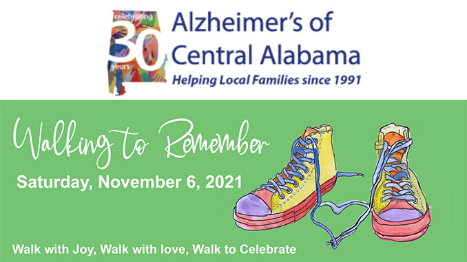 Alzheimer’s Walk in Birmingham is November 6, 2021