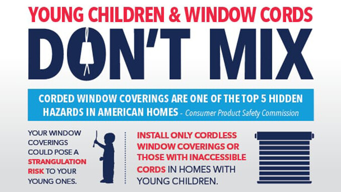 October is National Window Covering Safety Month