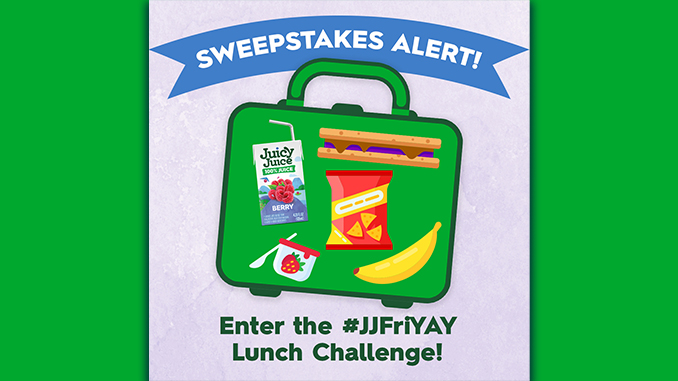 Juicy Juice 100% juice Launches a New JJFriYAY Lunch Challenge