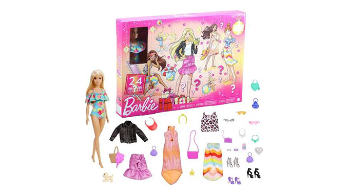 Mattel Barbie Advent Calendar with Barbie Doll