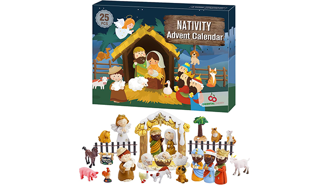 25 Days of Christmas Nativity Scene Set