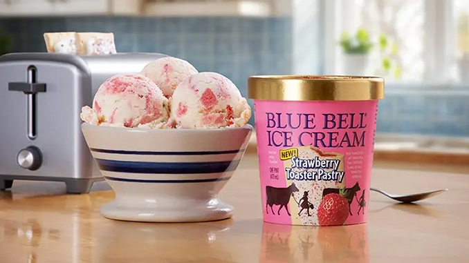 A Sweet New Blue Bell Ice Cream Flavor Pops into Stores