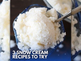 3 Snow Cream Recipes to Try