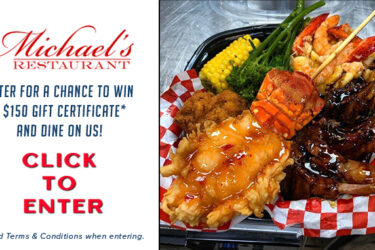 Michael's Steak & Seafood Gift Certificate Giveaway