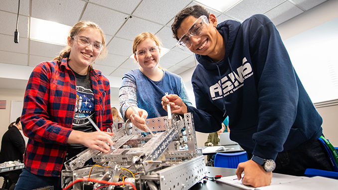 ASMS-becomes-one-of-the-only-Cognia-STEM-Certified-High-Schools-in-Alabama|Matthew Blevins|[Photo of Students Around the Table] ASMS Students Succeed in National Mathematics Puzzle Competition |8 ASMS Students Receive Recognition for National German Exam Performance |ASMS Opens New Makerspace on West Campus