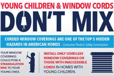 October is National Window Covering Safety Month|Window cord safety tips