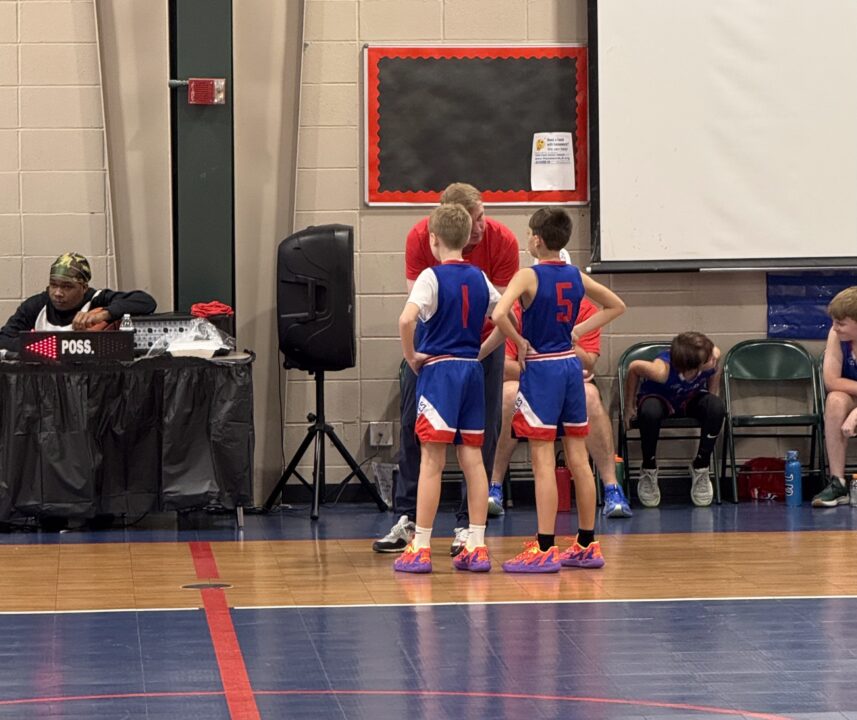 Boys Playing Basketball