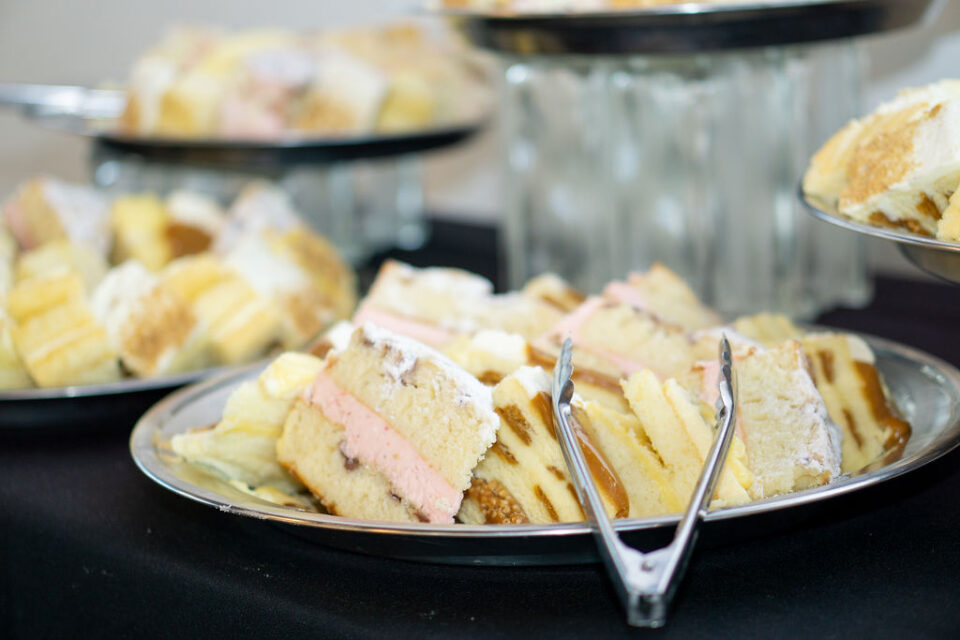 Delicious food at the gala