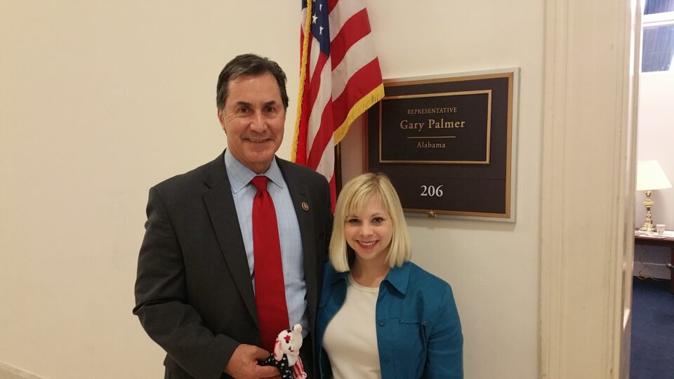 Ashley with Alabama Representative Gary Palmer