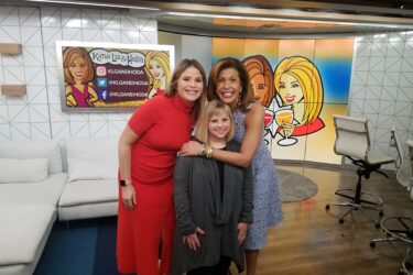 Ashley DeRamus with Hoda and Kathie Lee