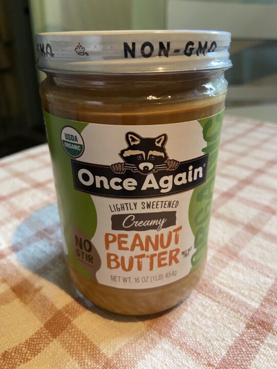 Once Again Creamy Peanut Butter—perfect for apple dipping!