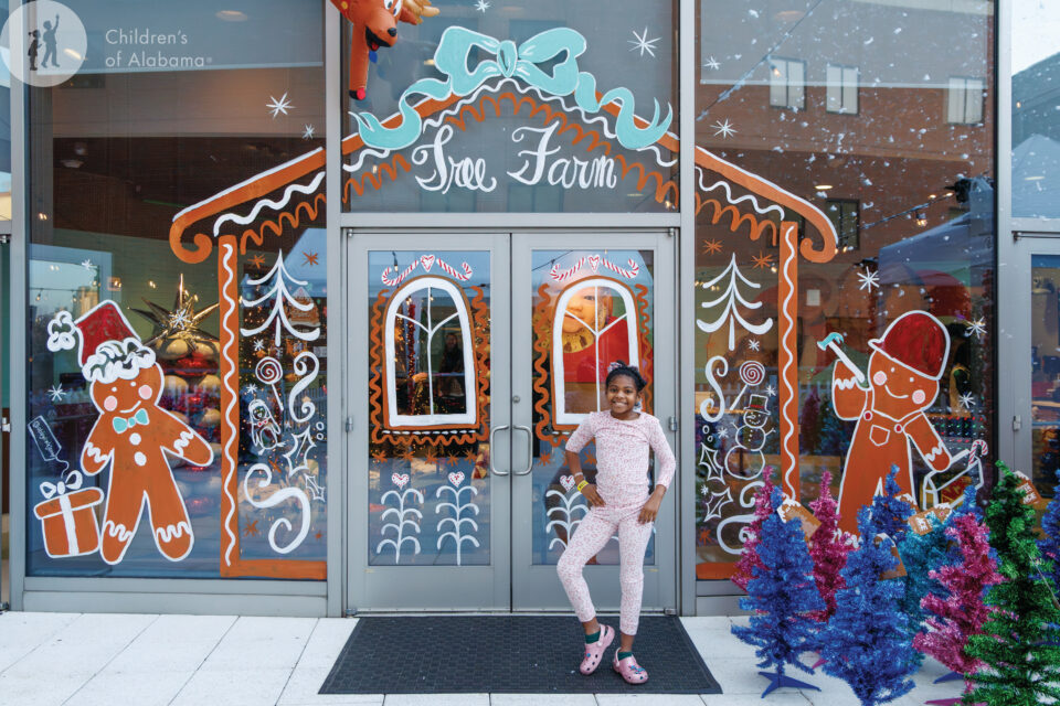 The gingerbread house! (Children's of Alabama)