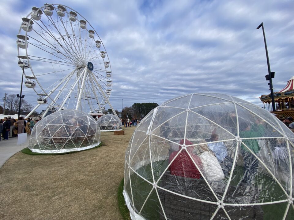 Ferris Wheel and Igloos