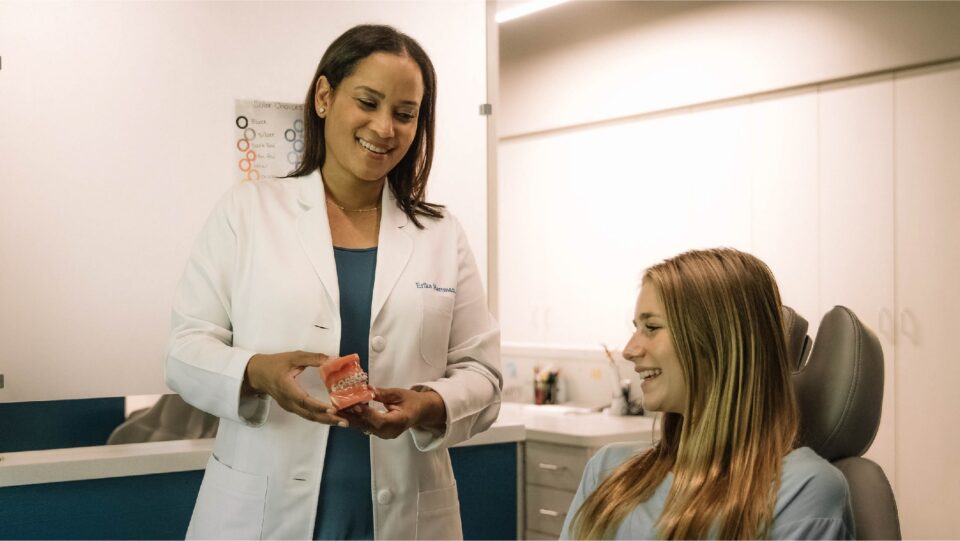 Birmingham Orthodontics, orthodontic specialist consultation with teenage patient