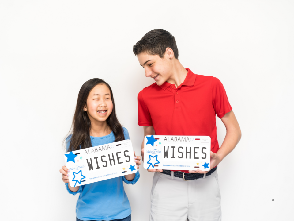 Register for Your New Make-A-Wish Alabama License Plate Today!