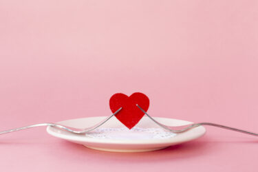 heart-shaped dinners